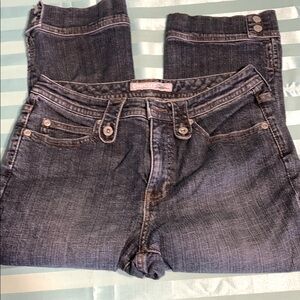 Chico’s jean capris size 0 platinum stretch